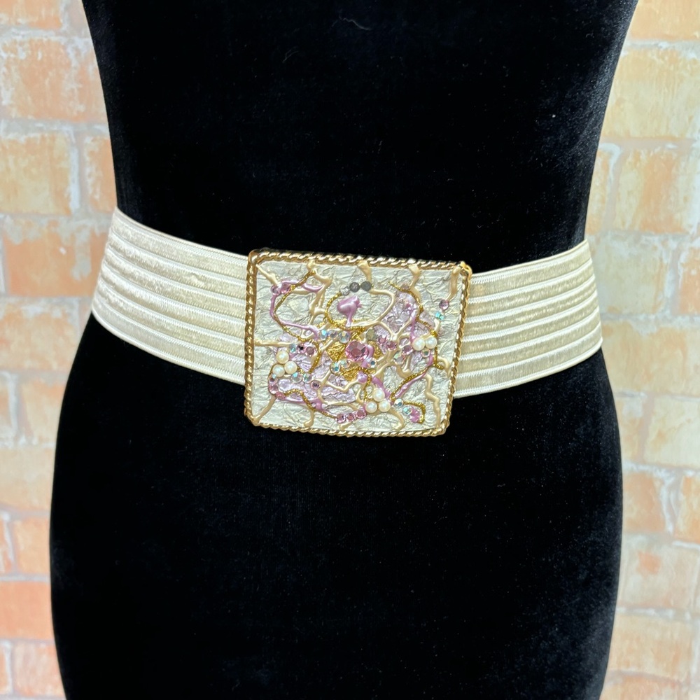 Vintage Embellished Stretch Belt